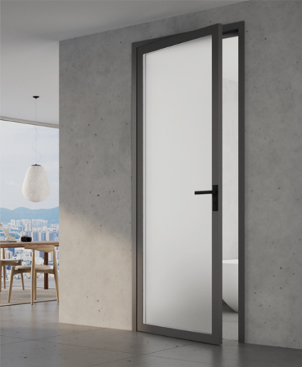 Wood-Grain Interior Sliding Door
