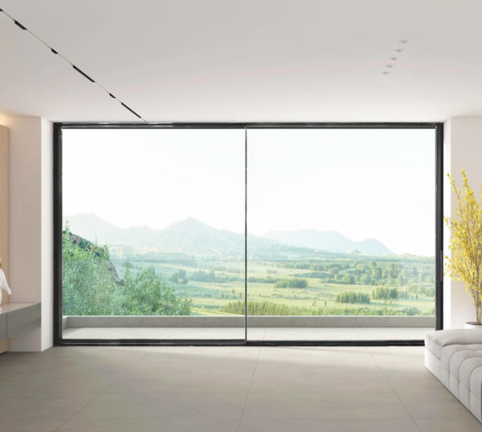 Double-Track Interior Sliding Door