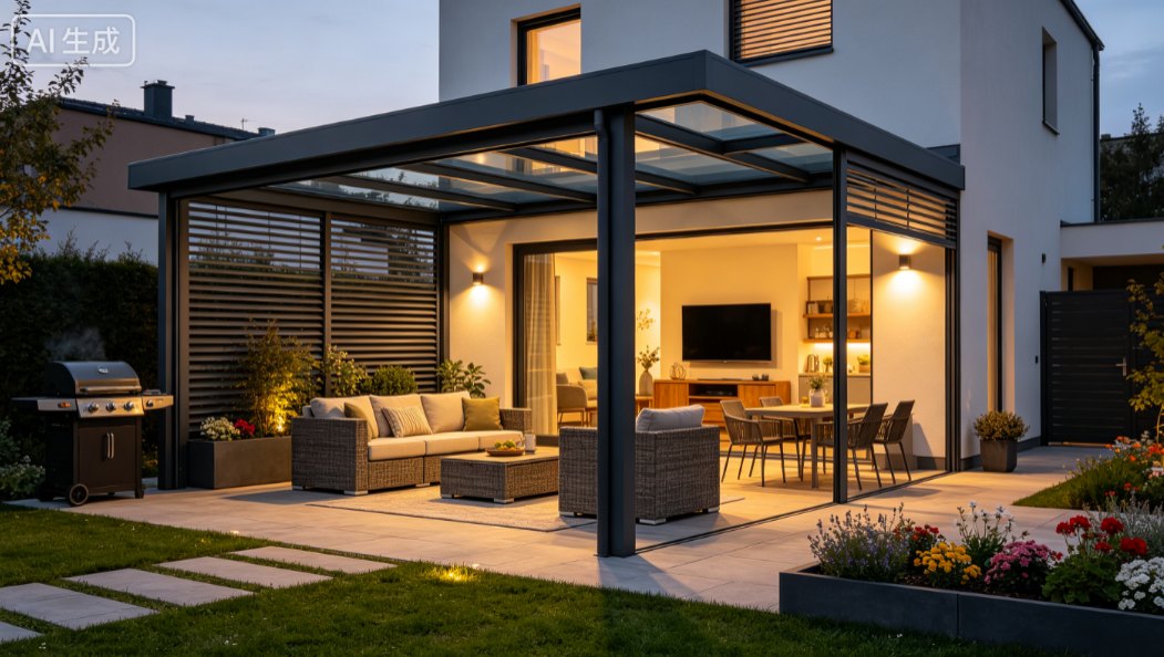 How does a sunroom stay warm in winter and cool in summer?