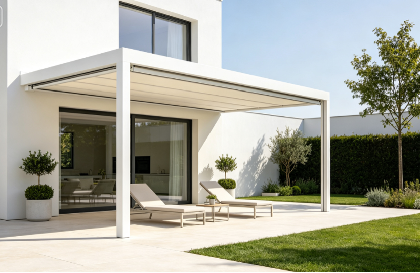 Motorized Louvered Pavilion