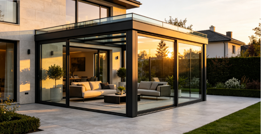 Chinese-Style Sunroom